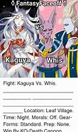 Image result for Whis vs Kaguya