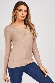 Image result for Ribbed Long Sleeve Top