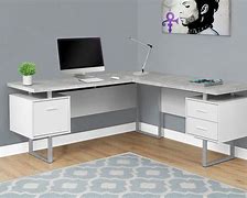 Image result for Long L-shaped Desk