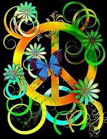 Image result for 60s Psychedelic Peace Sign Art