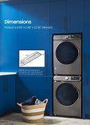 Image result for Stacking Full Size Washer and Dryer