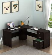 Image result for wooden office desk l shape
