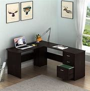 Image result for Home Office Corner Desk with Shelves