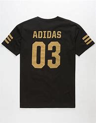 Image result for Gold and Black Adidas Shirt Men