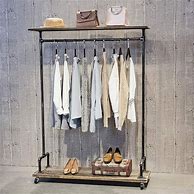 Image result for clothes hangers with rack