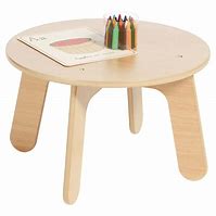 Image result for Small Round Wooden Table