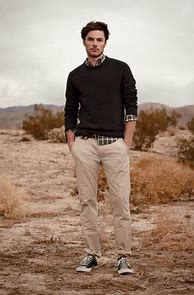 Image result for Khaki Pants Outfit Men