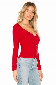 Image result for Red Cropped Cardigan