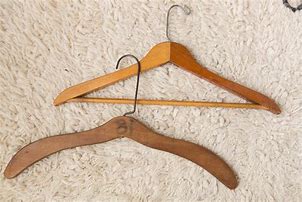 Image result for Vintage Antique Wooden Hangers