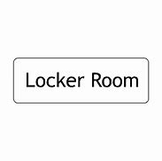 Image result for Locker Room Door Signs