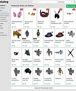 Image result for Roblox Catalog Items