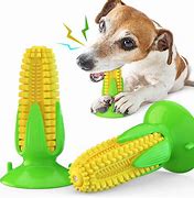 Image result for Dog Toothbrush Chew Toy: Clean Your Pets Teeth With This Dental Stick, Cleaning Brush Included, It's An Alligator Stick Toy For Dogs, Perfect Toys