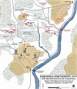Image result for Battle of Saratoga Location