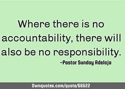 Image result for No Accountability