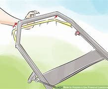 Image result for how to prepare a gas powered lawnmower