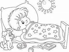 Image result for Waking Up Clip Art