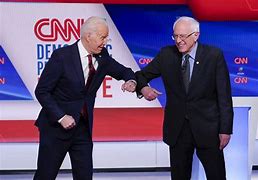 Image result for Sanders and Biden Debate