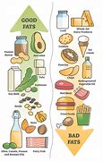 Image result for Good and Bad Fat Food