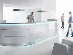 Image result for Modern Curved Reception Desk