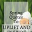 Image result for Uplifting Spring Quotes