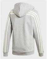 Image result for Adidas Grey Hoodie Black Stripes