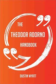 Image result for Theodor Adorno Books