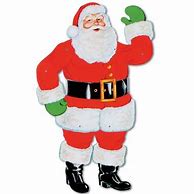 Image result for Wayfair Decorative Jointed Santa In Red/White, Size 66.0 H X 27.0 W X 0.01 D In