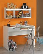 Image result for White Corner Desk with Bookshelf Underneath