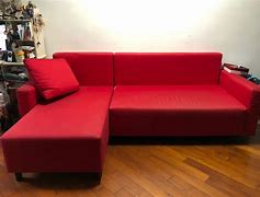 Image result for IKEA Red Sofa