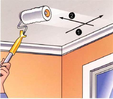Как покрасить потолок из гипсокартона: методы и рекомендации