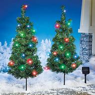 Image result for Solar Lights Outdoor Christmas Tree