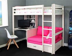 Image result for Loft Beds with Desk and Couch