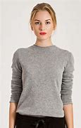 Image result for Crew Neck Sweater and Dress Shirt Women