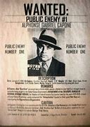 Image result for Printable Wanted Al Capone