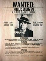 Image result for Al Capone Wanted by FBI