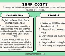 Image result for Project Management Sunk Costs