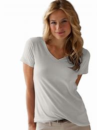 Image result for Women's White T-Shirt