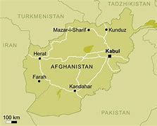 Image result for Afghanistan Cities Map
