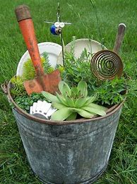 Image result for Garden Junk Projects