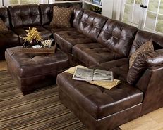 Image result for Oversized Leather Sectional Sofa