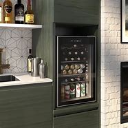 Image result for Beverage Refrigerator in Wood