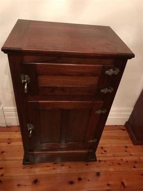Buy Black Wood Ice Chest from Coburg Hill Antiques