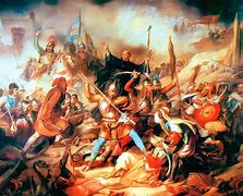 Image result for Sketch of the Battle of Trenton