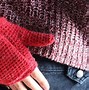 Image result for Knitted Fingerless Mittens