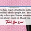 Image result for Thank You Note Friends Appreciation