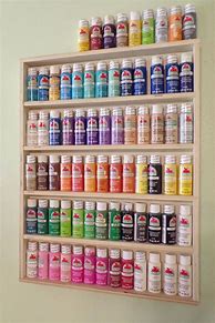 Image result for Craft Room Paint Storage