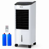 Image result for Hailicare Mini Portable Air Conditioner, 6-In-1 Evaporative Coolers With Mist Sprayer Function,Air Cooler With 4 Speeds And 7 Color LED Light For Home