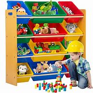 Image result for Kids Desk Toy Box Storage