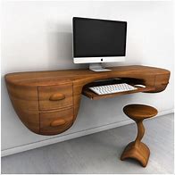 Image result for Unique Office Desk Wood