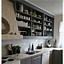 Image result for Mixture Open Shelves with Cabinets
